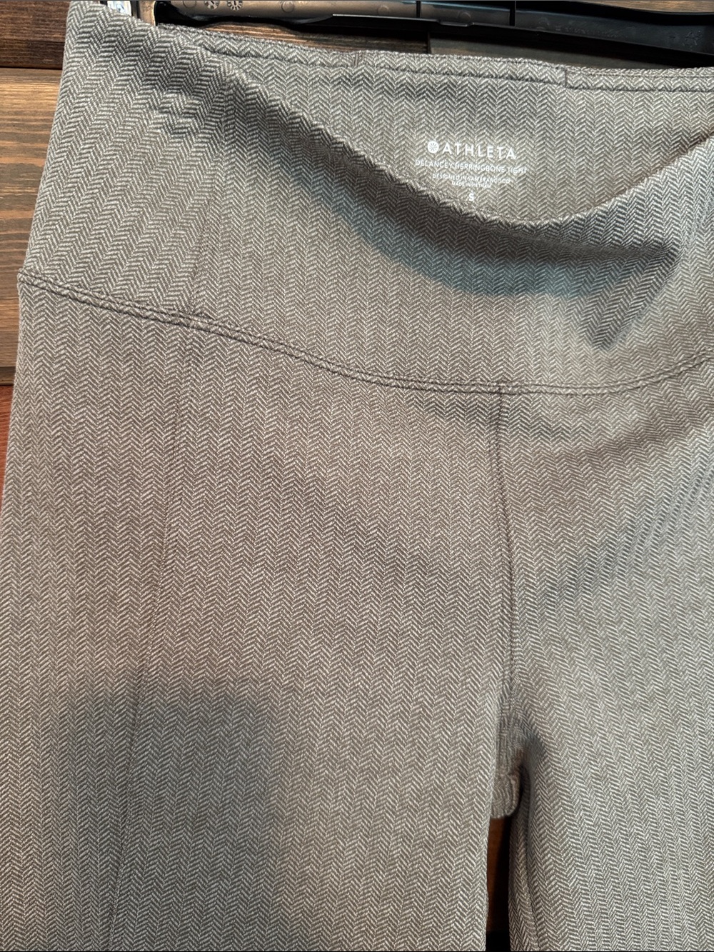 Athleta Brown Delancey Herringbone High-Rise Athletic Leggings